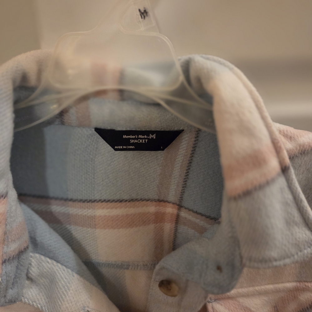 Plaid Button-Up Jacket - Picture 3 of 4
